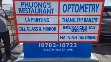 Multi Business Sign